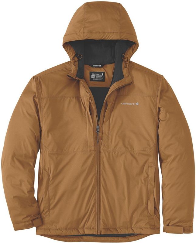 Carhartt - Stretch Insulated - Jas - Bruin - 2XL - Man