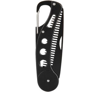 Opvouwbare Baardkam voor Heren Met Snor Kam, Bieropeningsfunctie en Sleutelhanger