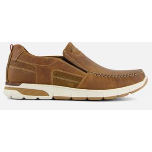 Outfielder Instappers cognac Nubuck - Maat 40