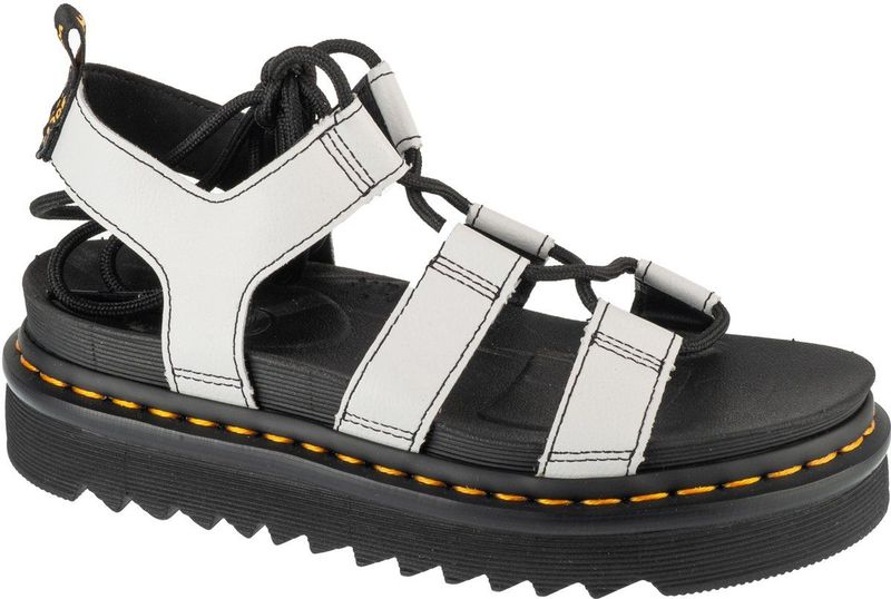 Dr. Martens - Sandalen - Grijs - Leer - Verstelbare Bandjes