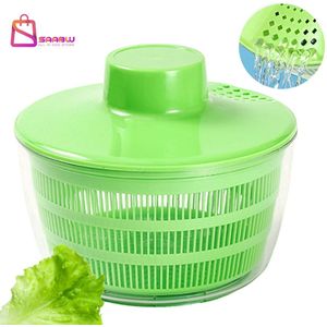 Westmark Slacentrifuge, inhoud: 5 l, ø 26 cm, kunststof, BPA-vrij, Fortuna, kleur: doorzichtig/groen, 243222E1