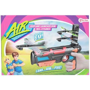 Toi Toys AIR Pistool Vliegtuigafschieter met 3 vliegtuigjes