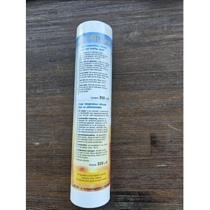 Hittebestendige siliconenkit 310 ml (ROOD)