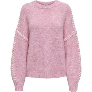 Jacqueline de Yong Trui Jdyzoey Life On Stitch Pull Knt 15336758 Lilac Scchet/w Birch S Dames Maat - XL