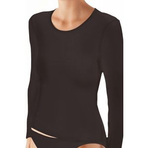 Nina von C dames ondershirt - Lange mouw Zwart