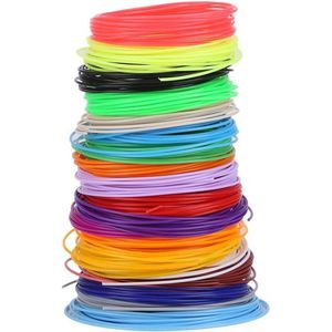 Filamentnavullingen 3D-pen - PCL-filament-navullingen - 20 kleuren - 175 mm - lage temperatuur - per stuk - 5 m - knutselcadeau - kinderen - volwassenen - 3D-penprinters .