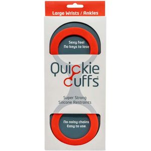 Adult Games Quickie Cuffs - Hand-/Enkelboeien - Groot red