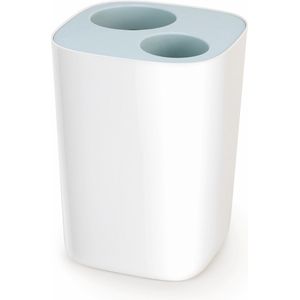 Joseph Joseph Split Prullenbak - badkamer keuken - 2 x 8L - Creme