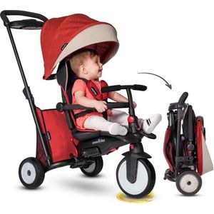 SmarTrike STR5 - Driewieler met Duwstang - Rood - Opvouwbaar