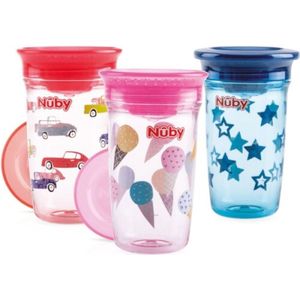 Nuby 360° Wonder Cup Uit Tritan 300ml Blauw 6m+