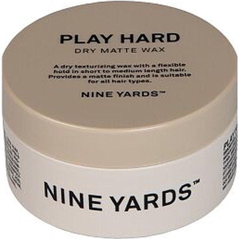 Nine Yards - Play Hard - Haar Paste - Matte - Vegan - 100ml