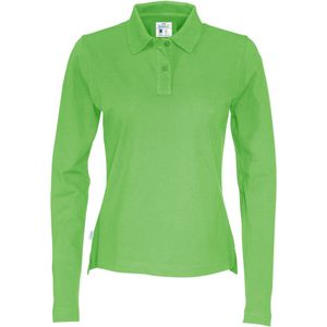 Cottover POLO PIQUE LONG SLEEVE LADY - GOTS GECERTIFICEERD 141017 - Groen - XL