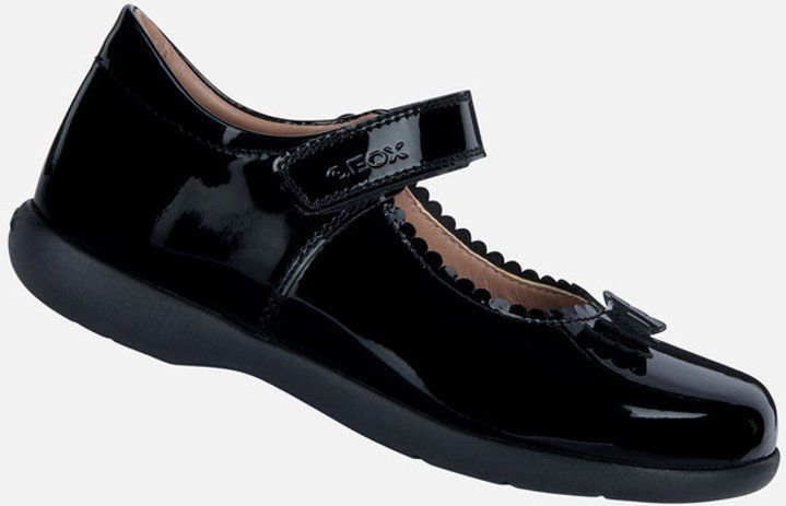 GEOX NAIMARA MEISJES Veterschoenen - ZWART - Maat 26