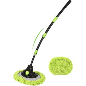 Autowasborstel 51 inch - Microvezel - 15 graden hoek - Groen