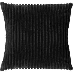 Dutch Decor - MART - Kussenhoes - Zwart - 45x45 cm - Met Rits - Zonder Binnenkussen