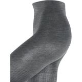 Damen Rib Couture eenkleurig wol panty dames dark grey - maat 3070