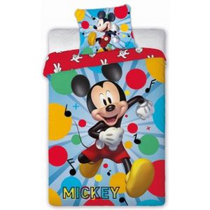 Mickey Mouse Kindébedngo 135x200 cm - Kuleurrijke Ballonnen