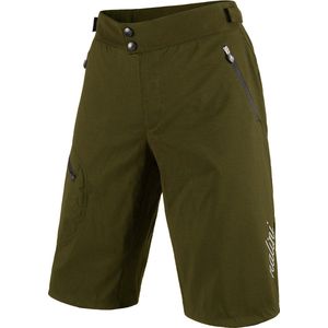 Nalini Dames Fietsbroek kort zonder bretels - Zonder Zeem - Groen - ADVENTURES LADY SHORT Olive green - XXL