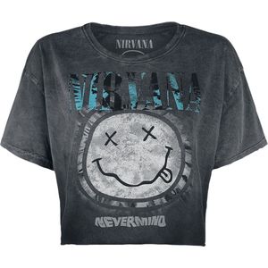 Nirvana Nevermind T-shirt grijs M - Katoen - Band merch, Bands