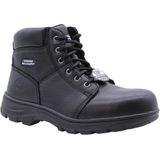 SKECHERS - Workshire ST - Werklaars - Zwart - Leer - Stalen Neus