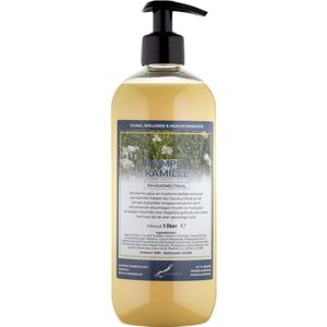 Shampoo Kamille - 1 liter (transparant) met pomp - Haarverzorging