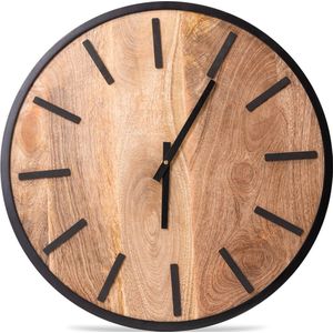 Mango houten klok - 50 cm - HorstDeco
