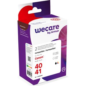 weCare cartridge voor Canon PG-40 & CL-41 - zwart + kleur