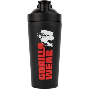 Gorilla Wear Metal Shaker - 740 ml - Zwart