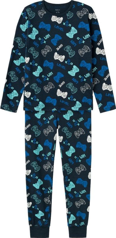 NAME IT KIDS Pyjama NKMNIGHTSET Donkerblauw