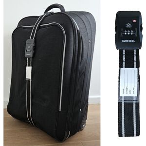 Veki Gepersonaliseerde Kofferriem met TSA-Slot, Verstelbaar Kofferband met Naamplaatje, Bagageriem met Cijferslot, Makkelijk Herkennen Kofferbanden, Reisaccessoires voor Koffers (Blauw Veki Gepersonaliseerde Kofferriem met TSA-Slot, Verstelbaar Kofferband met Naamplaatje, Bagageriem met Cijferslot, Makkelijk Herkennen Kofferbanden, Reisaccessoires voor Koffers (Blauw