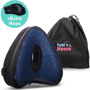 Tobi’s House® Kniekussen Voor In Bed Zijslapers – Beenkussen Zijslaper – Zijslaapkussen volwassenen – Kniekussens Orthopedisch – Zachte Elastische Band