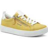 TAMARIS - Comfort Damessneakers - Geel - Nubuck