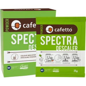Cafetto Spectra - Biologische PH Koffiemachine Ontkalker - Sachet 4 x 25 gram