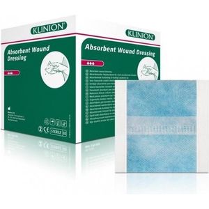 Klinion absorberend wondverband zwaar pulp vulling steriel 15x25cm (15 stuks) Klinion