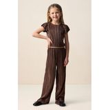Gouden plissé jumpsuit