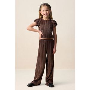 Gouden plissé jumpsuit