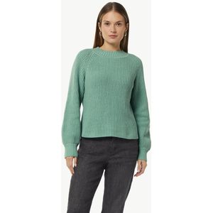 comma casual identity - Trui - Groen - Lange Mouw - Normale Pasvorm