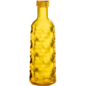J-line fles Gehamerd In Giftbox - kunststof - geel