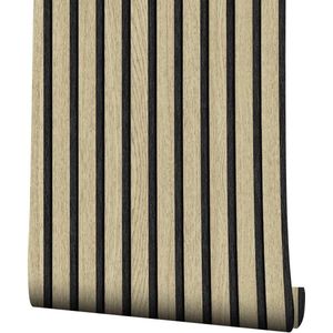 oCreon Zelfklevend Behang Houtlook – Vintage Houten Wandstickers voor Muren - Meubels en Deuren – Waterproof