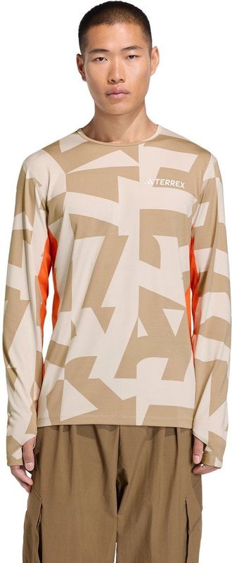 adidas TERREX Multi Synthetic Base Layer Longsleeve - Heren - Beige- L