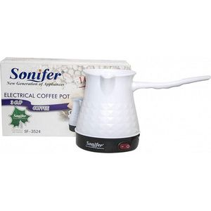 Sonifer SF-3524 Elektrische Turkse Koffiepot – 1000W – Wit