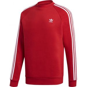 adidas Originals 3-Stripes Crew Sweatshirt Mannen Rode Xl