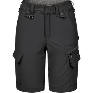 Engel Entire werkshorts met 4-weg stretch voor dames 6341-234 - Anthracite Grey / Black - 36