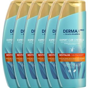 6x Head & Shoulders Anti-roos Shampoo DERMAxPRO Revitaliseert 225 ml