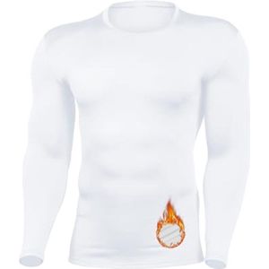 Thermische shirts met lange mouwen voor heren - Fleece gevoerde basislaag voor koude omstandigheden