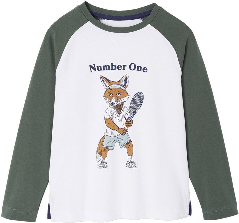 Vertbaudet T-shirt met lange mouwen voor jongens Vos