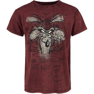 Looney Tunes Coyote - Genius Heren T-shirt - rood - M