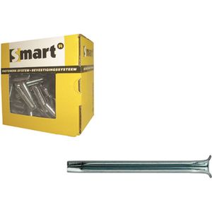 SMART | Spanhuls in gehard veerstaal 6x100 Zn | 100 st