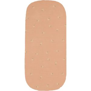 * Nobodinoz Wabi Sabi Newborn Hoeslaken Voor Wieg 40x80cm | Powder Pink Blossom