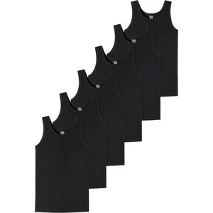 Schiesser Jongens onderhemd 6 pack Teens Boys - 95/5 Organic Cotton